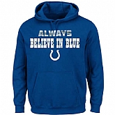 Men's Indianapolis Colts Majestic Always Pullover Hoodie - Royal Blue,baseball caps,new era cap wholesale,wholesale hats